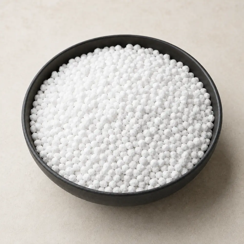 Sabudana roasted standard in a dark ceramic bowl